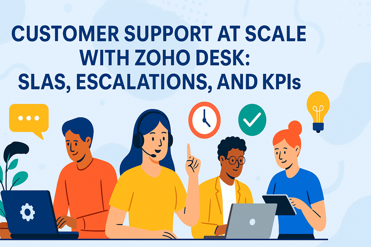 CUSTOMER SUPPORT AT SCALE WITH ZOHO DESK: SLAS, ESCALATIONS, AND KPIS